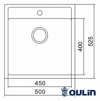 картинка Мойка для кухни Oulin OL-FUR114 
