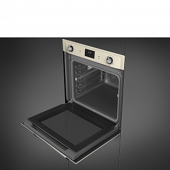 картинка Электрический духовой шкаф Smeg SOP6900TP кремовый 