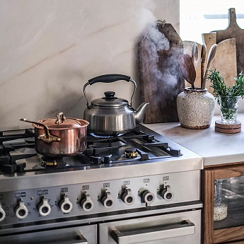 картинка Комбинированная кухонная плита Bertazzoni PRO95I2EXT нержавеющая сталь 
