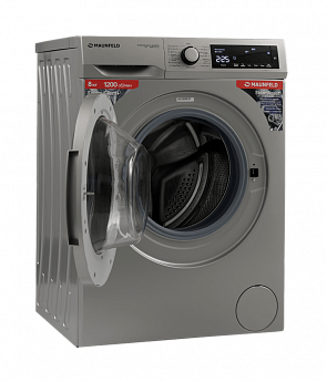 картинка Стиральная машина с паром Maunfeld MFWM128SL400 ST INVERTER 