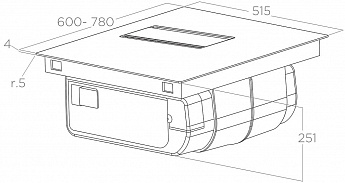 картинка Варочная панель с вытяжкой Elica NIKOLATESLA ALPHA B BL/A/60  картинка Варочная панель с вытяжкой Elica NIKOLATESLA ALPHA B BL/A/60