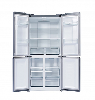 картинка Отдельностоящий холодильник Lex LCD450GbGID сапфир/стекло 