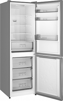 картинка Отдельностоящий холодильник Weissgauff WRK 185 Total NoFrost Inverter Inox 