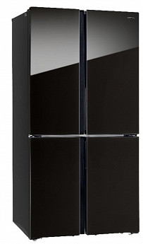 картинка Холодильник Hiberg RFQ-500DX NFGB INVERTER двухкамерный черный 
