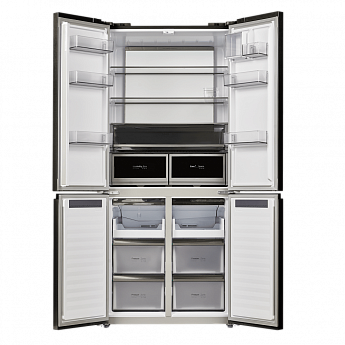 картинка Полувстраиваемый холодильник Maunfeld MFF190NFDSB графит 