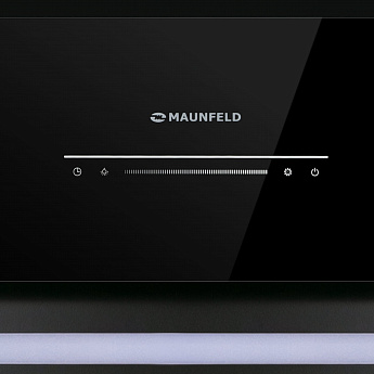 картинка Кухонная вытяжка Maunfeld NEBULA 60 GLASS ЧЁРНЫЙ 