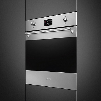 картинка Электрический духовой шкаф с функцией пара Smeg SOP6302S2PX  