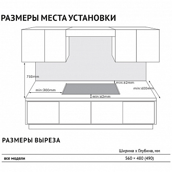картинка Газовая варочная панель Korting HGG 67009 CQTGr 