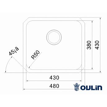 картинка Мойка для кухни Oulin OL-U104 