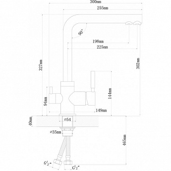 картинка Смеситель LONGRAN SPRINT UNIVERSAL LM2195 