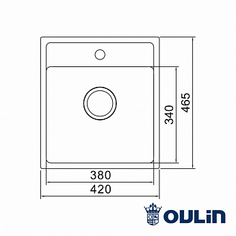 картинка Мойка для кухни Oulin OL-FUR112 