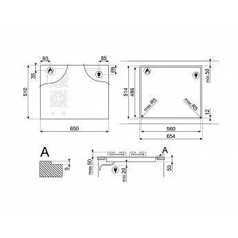 картинка Комбинированная варочная панель Smeg PM3643D 