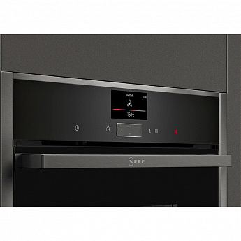 картинка Электрический духовой шкаф с функцией СВЧ Neff C17MS22G0 GraphiteGrey 