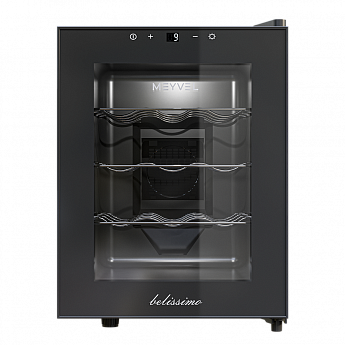 картинка Отдельностоящий винный шкаф Meyvel MV12-TBF1 черный 