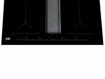 картинка Индукционная варочная панель с вытяжкой Vard VHH8462B 