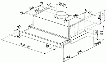 картинка Кухонная вытяжка Smeg KSET61E2 