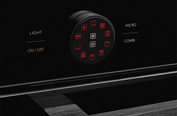 картинка Электрический духовой шкаф с функцией СВЧ Kuppersberg KMW 612 Black 