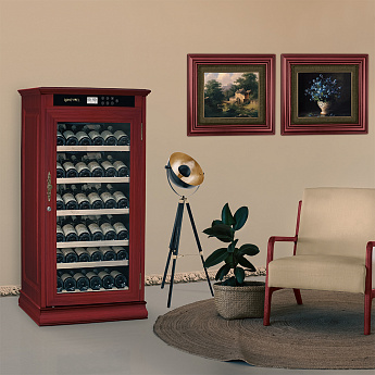 картинка Отдельностоящий винный шкаф Meyvel MV69-WN1-C (Орех) 