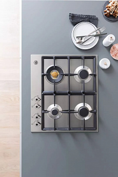 картинка Газовая варочная панель Bertazzoni P604LPROX нержавеющая сталь 