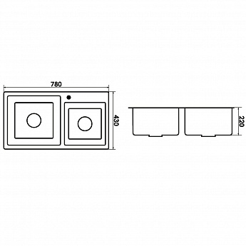 картинка Мойка для кухни Premial PR7843 
