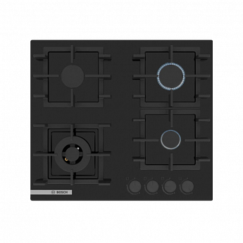 картинка Газовая варочная панель Bosch PNK6B6P40R черный 