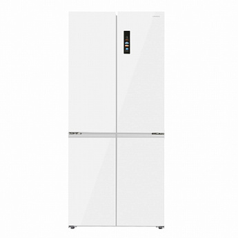 картинка Полувстраиваемый холодильник Maunfeld MFF190NFDPW белый 