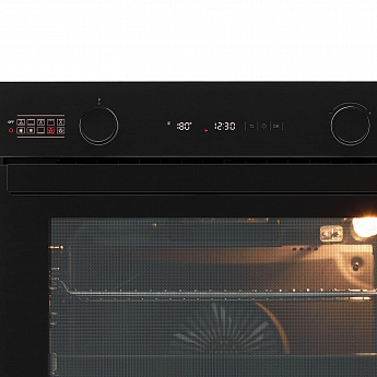 картинка Электрический духовой шкаф Krona NERO MAX 60 BL/BL черный 