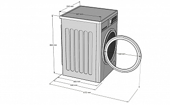 картинка Сушильная машина Korting KD 69IHP10 