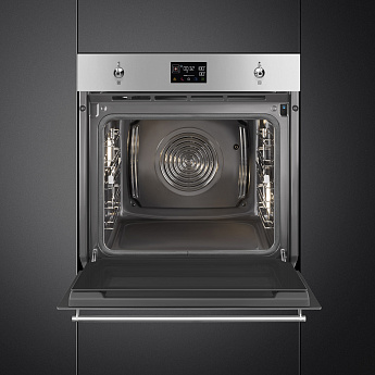 картинка Электрический духовой шкаф с функцией пара Smeg SOP6302S2PX  