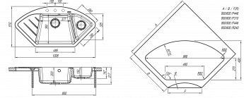 картинка Мойка для кухни Florentina Веста 