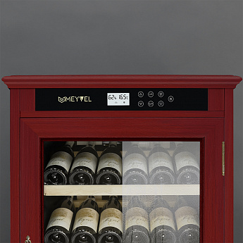 картинка Отдельностоящий винный шкаф Meyvel MV69-WN1-C (Орех) 