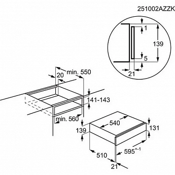 картинка Ящик для вакуумирования Aeg NKV914T черный матовый 