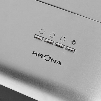картинка Кухонная вытяжка Krona TALLI 600 INOX/BLACK GLASS 3P 