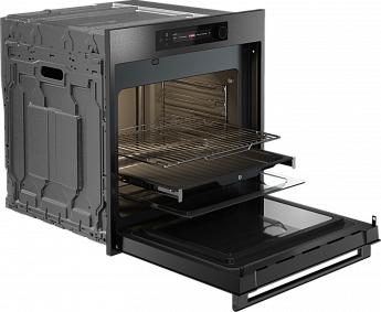 картинка Электрический духовой шкаф с функцией СВЧ Asko OCM66BSH черный 