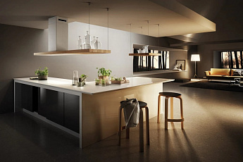 картинка Кухонная вытяжка Elica BIO ISLAND WH/A/120х53 ROVERE 