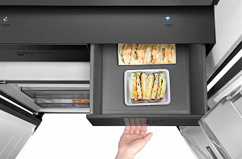 картинка Полувстраиваемый холодильник Midea MDRM706BIE70 