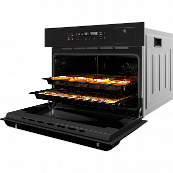 картинка Электрический духовой шкаф с функцией пароварки Hiberg S-VMF 5515 B SMART 