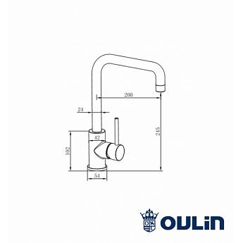 картинка Смеситель Oulin OL-8019 сатин 