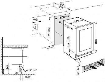 картинка Встраиваемый винный шкаф Liebherr UWpri 3662-20 001 