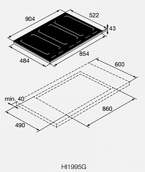 картинка Индукционная варочная панель ASKO HI1995G 