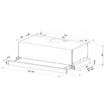 картинка Кухонная вытяжка Kuppersberg SLIMLUX 60 X 