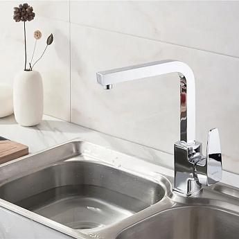 картинка |Discount| Смеситель Ledeme L4030-2 хром 