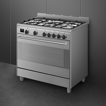 картинка Комбинированная кухонная плита Smeg BG91X2 