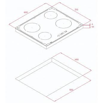 картинка Индукционная варочная панель Teka IBR 64040 TTC BLACK 