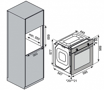 картинка Духовой шкаф Kuppersberg SR 610 ANT Silver  