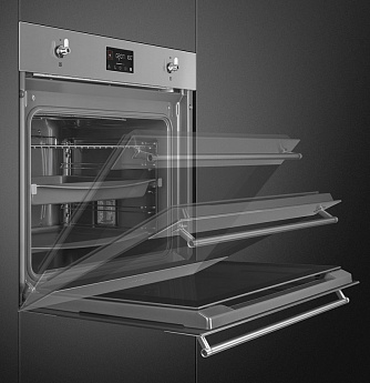 картинка Электрический духовой шкаф Smeg SO6302TX 