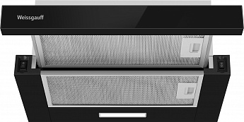 картинка Кухонная вытяжка Weissgauff TEL 450 Black Glass 