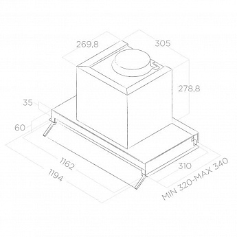 картинка Кухонная вытяжка Elica BOXIN PLUS IXGL/A/120 