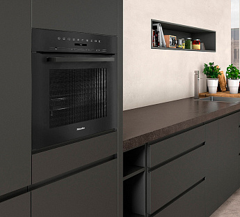 картинка Электрический духовой шкаф Miele H 7260 B OBSW обсидиан 