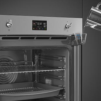 картинка Электрический духовой шкаф с функцией пара Smeg SOP6302S2PX  